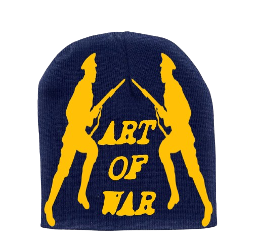 "WAR" Beanie Navy
